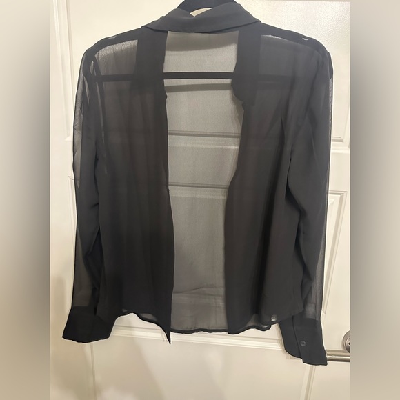Abercrombie Sheer Button Up - Picture 2 of 3
